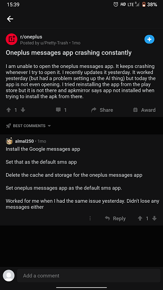 AI-powered-OnePlus-Messages-issue-potential-workaround