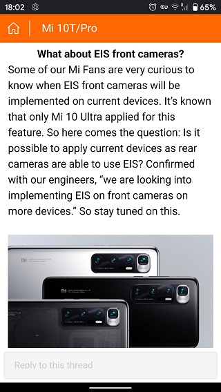 EIS-front-camera-support-Xiaomi-devices