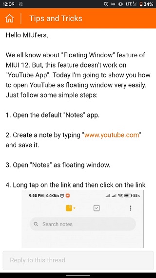 MIUI-12-YouTube-floating-window-workaround