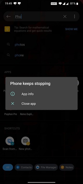 OnePlus-7T-Phone-app-keeps-stopping