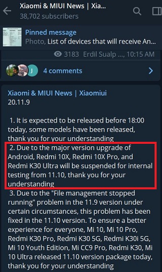 Redmi-Android-11-update