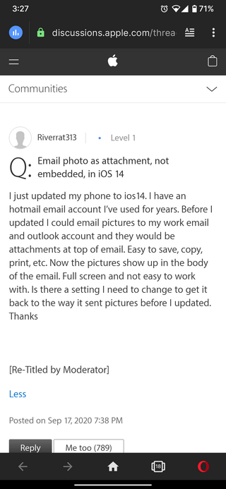  [Updated] Some iPhone users on iOS 14 unable to send photos/images as email attachments or attach more than one image in Gmail