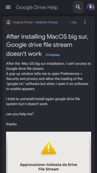 google filestream for mac