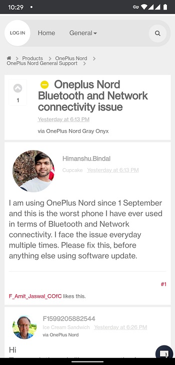 oneplus nord network issue 3
