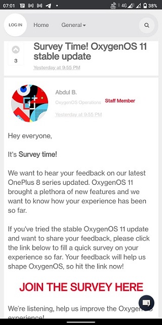 oxygenos-11-survey-nov-13