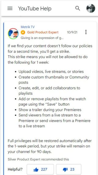 youtube livestream issue