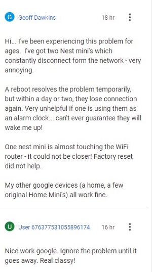 Google-Nest-Mini-Wi-Fi-connection-issue