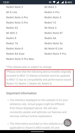 No-MIUI-12-update-for-Redmi-7-Redmi-6-Redmi-6A-and-Redmi-Y3
