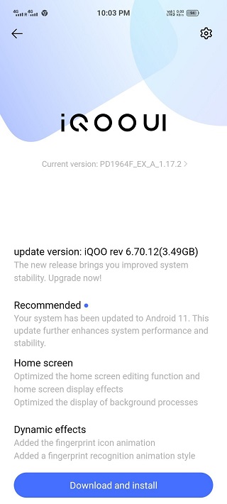 iQOO-3-Android-11-update