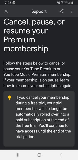 youtube premium free trial