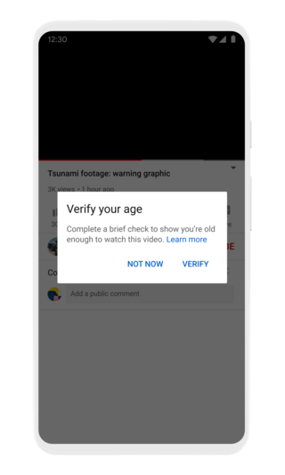 youtube verify age