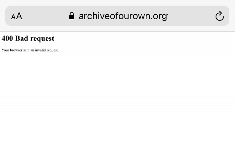 Archive Of Our Own (AO3) Down Or Not Working? You're Not Alone