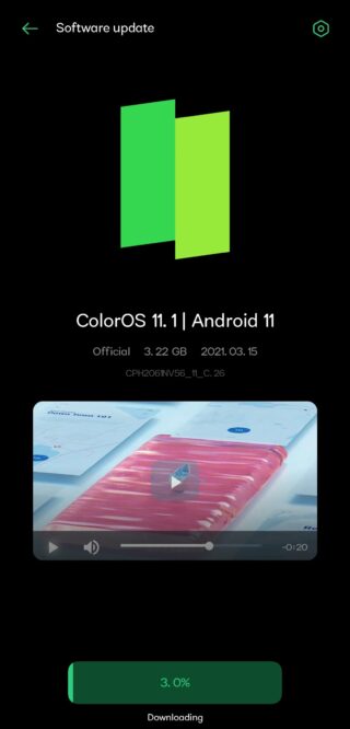oppo a52 android 11 coloros 11.1