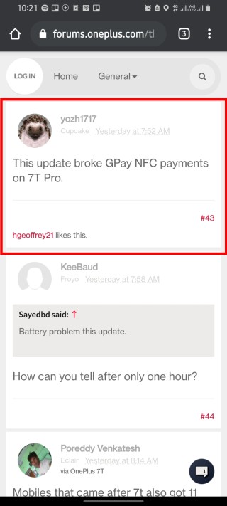OnePlus 7 Google Pay issue