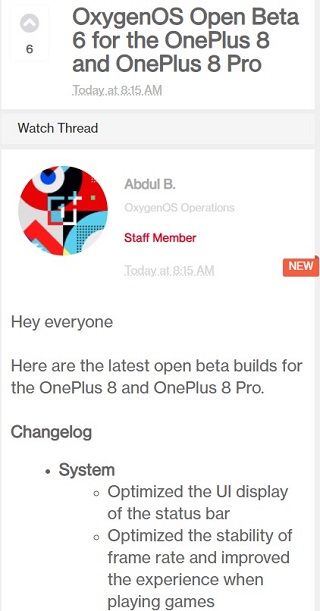 OnePlus-8-Pro-OxygenOS-11-open-beta-6