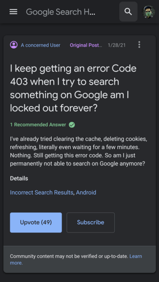 error-403-google-search