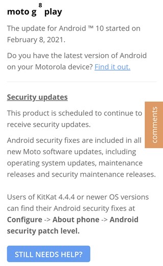 motorola-moto-g8-play-android-10-update