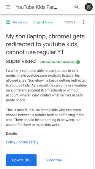 youtube-kids-redirected-issue