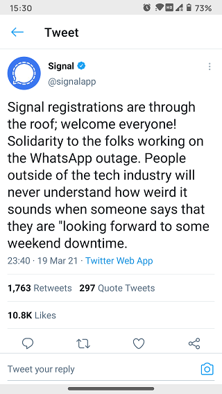 Facebook-outage-new-users-swarm-Signal-app