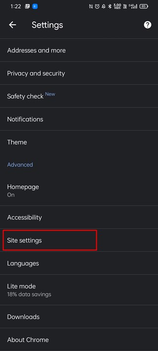 chrome-android-site-settings