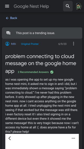 google-nest-problem-connecting