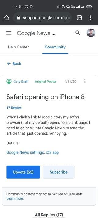 google-news-safari-bug
