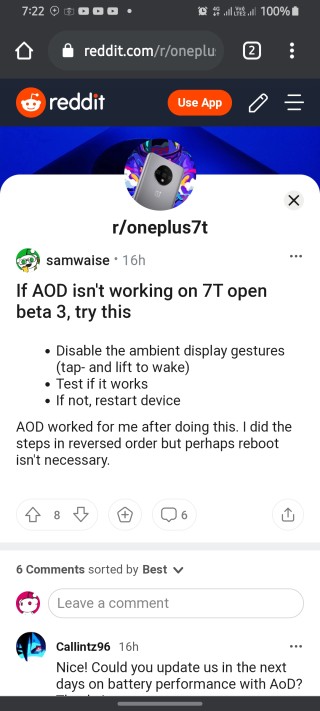 oneplus 7 aod open beta 3