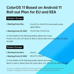 oppo-find-x2-android-11-coloros-11.1-rollout-plan