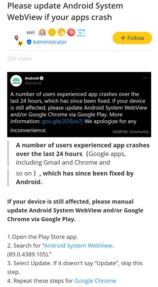 realme-android-apps-crashing