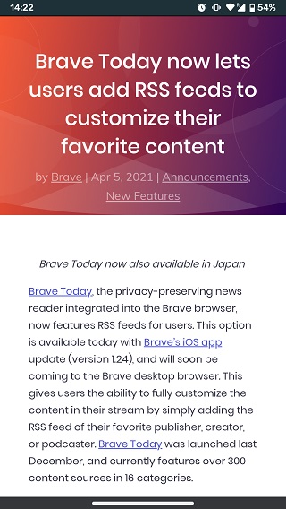 Brave-Today-RSS-feeds-announcement