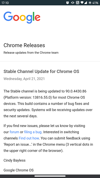 Chrome-OS-90-update