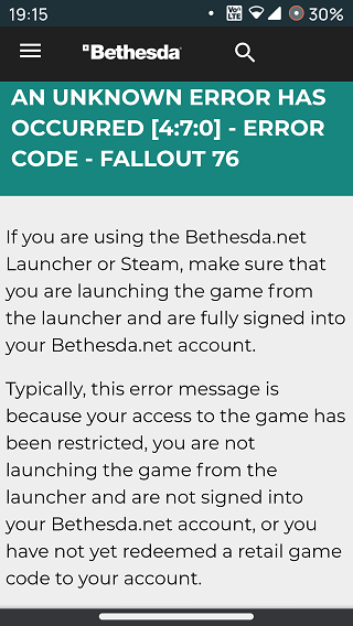 fallout 76 crypto error