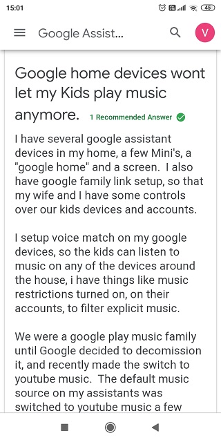 Google-Home-devices-don't-allow-kids-to-play-songs-on-YouTube-Music-issue