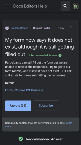 Google-form-does-not-exist