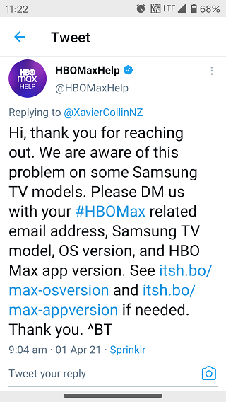 HBO-Max-app-white-line-issue-Samsung-TV-acknowledgement