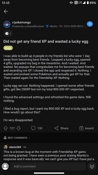 Pokemon-Go-double-Friendship-XP-Lucky-Egg-notification-delay-bug