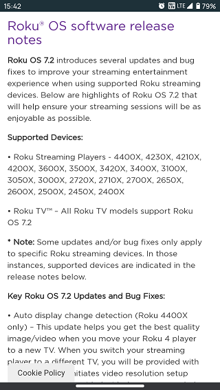 Roku-OS-10-update-supported-devices-list-removed-from-release-notes-page