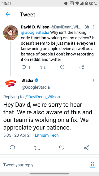 Stadia-Controller-linking-code-issue-acknowledgement