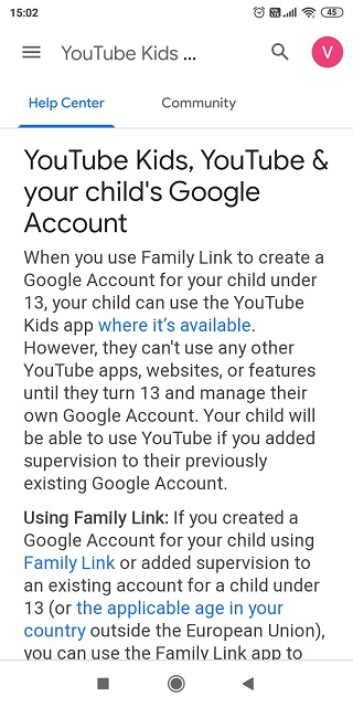 YouTube-Kids-Family-Link-Google-Children-account-policy