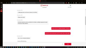 chat with onepus support