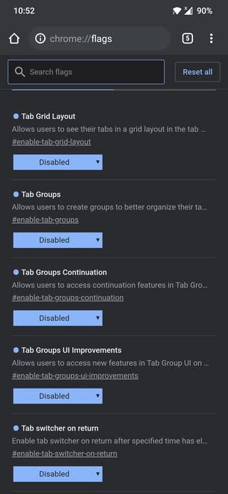 Chrome Tab Groups/Grid-view keeps re-enabling on Android? Here's a fix