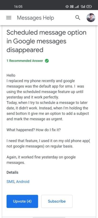 google-messages-schedule-messages-missing