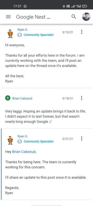 google-nest-hub-ui-lag-update-coming-forum-confirms