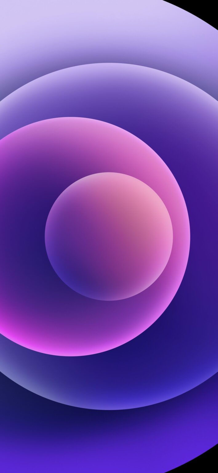 Apple iOS 14.5 RC adds a new purple live wallpaper (Download link inside)