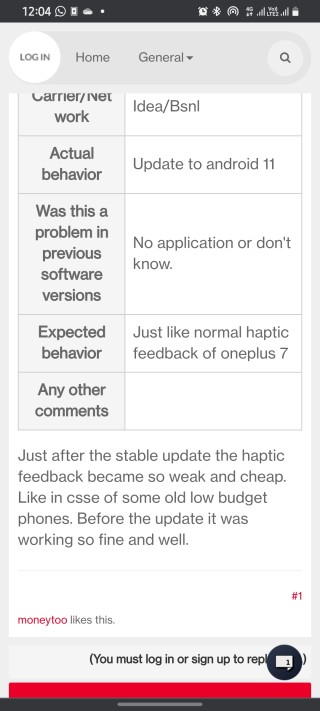 oneplus 7 haptics issue