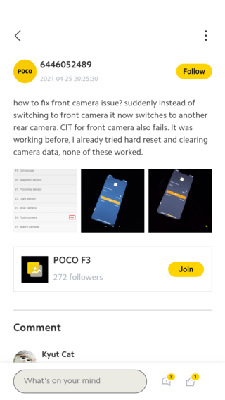 poco-f1-front-camera-issue