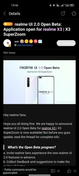 realme-x3-superzoom-android-11-open-beta