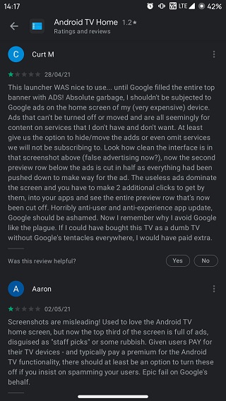 Android-TV-Home-ads-issue-Play-Store-review