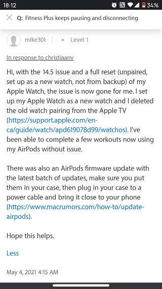 Apple-Fitness+-disconnecting-issue-workaround
