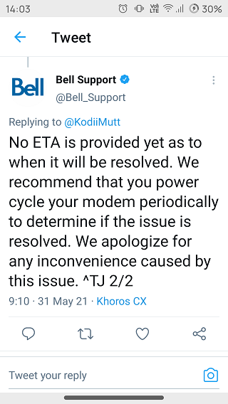 Bell-server-issues-no-ETA-for-a-fix